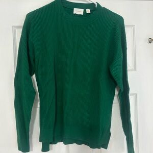 Cyrus Vibrant Green Crewneck Sweater